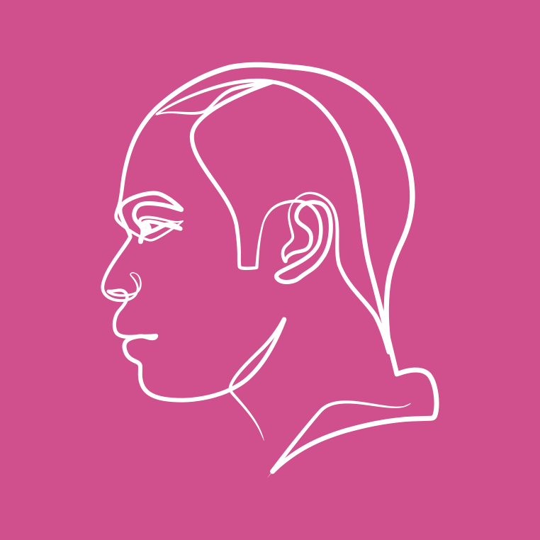 alter Mann-pink